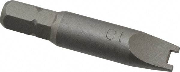 Value Collection - #10 Spanner Screwdriver Bit - 1-1/2" OAL - Benchmark Tooling