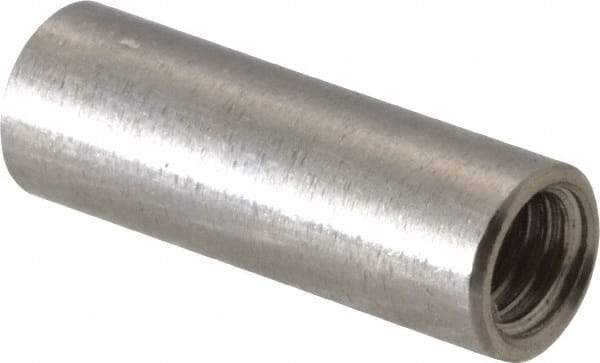 Electro Hardware - #10-32, 3/4" OAL, Stainless Steel Round Fully Threaded Female Circuit Board Standoffs - 1" Thread Depth, 3/4" Body Length, Bright Finish - Benchmark Tooling