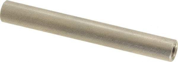 Electro Hardware - #10-32, 2" OAL, 1/4" Across Flats, Stainless Steel Round Fully Threaded Female Circuit Board Standoffs - 1" Thread Depth, 2" Body Length, Bright Finish - Benchmark Tooling