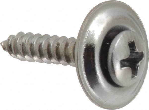 Value Collection - #6 Sems Oval Head Phillips Sheet Metal Screw - Steel, 3/4" OAL, Grade 2 - Benchmark Tooling
