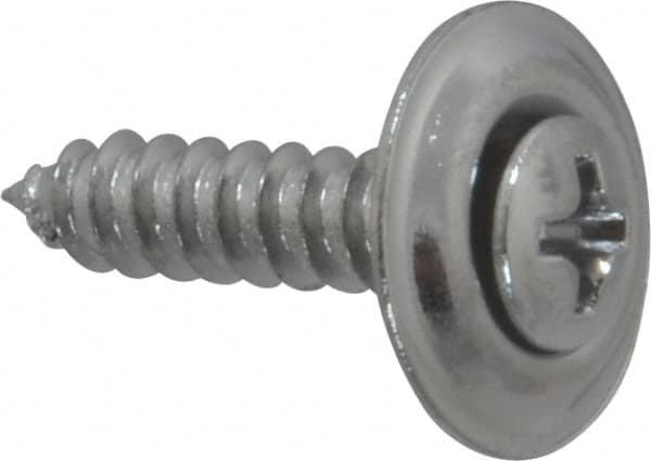 Value Collection - #8 Sems Oval Head Phillips Sheet Metal Screw - Steel, 3/4" OAL, Grade 2 - Benchmark Tooling