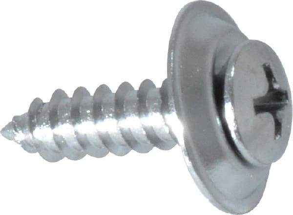 Value Collection - #10 Sems Oval Head Phillips Sheet Metal Screw - Steel, 3/4" OAL, Grade 2 - Benchmark Tooling