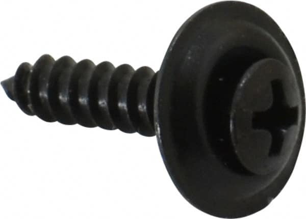 Value Collection - #8 Sems Oval Head Phillips Sheet Metal Screw - Steel, 3/4" OAL, Grade 2 - Benchmark Tooling