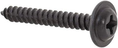 Au-Ve-Co Products - #6 Flat Head Phillips Sheet Metal Screw - Steel, 1" OAL, Grade 2 - Benchmark Tooling