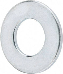 Value Collection - 5/16" Screw, Steel SAE Flat Washer - 11/32" ID x 11/16" OD, 1/16" Thick, Zinc-Plated Finish - Benchmark Tooling