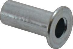 Value Collection - #6-32, 0.01 to 0.08" Grip, #12, Steel Standard Rivet Nut - Flat Head - Benchmark Tooling