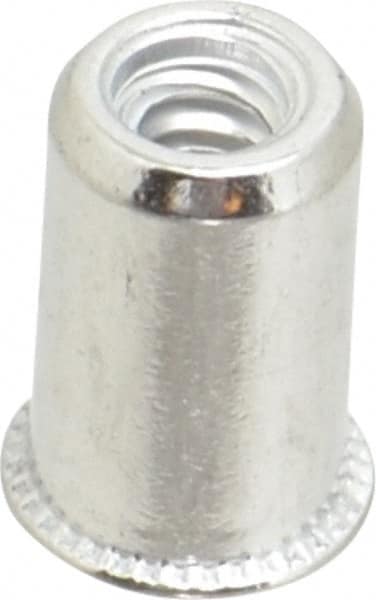 Value Collection - #6-32, 0.01 to 0.08" Grip, #12, Aluminum Standard Rivet Nut - Expander Head - Benchmark Tooling