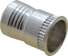 Marson - #8-32, 3/8" OAL, Thread-Sert Threaded Insert - 1/4" Hole Diam, 0.282" Head Diam, Aluminum - Benchmark Tooling