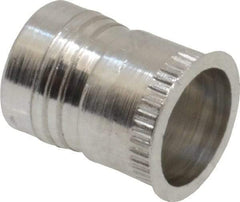 Marson - #10-24, 3/8" OAL, Thread-Sert Threaded Insert - 0.281" Hole Diam, 0.314" Head Diam, Aluminum - Benchmark Tooling