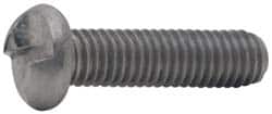 Made in USA - #6-32 UNC, 3/16" Length Under Head One Way Drive Machine Screw - Round Head, Grade 18-8 Stainless Steel, Uncoated, Without Washer - Benchmark Tooling