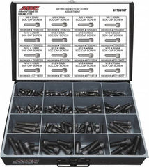 Value Collection - 168 Piece Alloy Steel Socket Head Cap Screws - M8 to M16 Thread - Benchmark Tooling