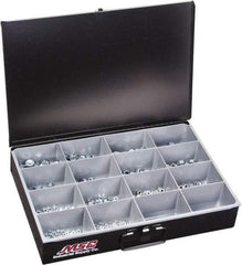 Value Collection - M4x0.7 to M16x2 Thread, 665 Piece Steel Nut Assortment - Grade 2 - Benchmark Tooling