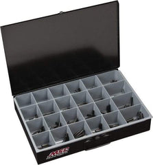 Value Collection - 755 Piece, 1/16 to 3/8" Pin Diam, Spring Pin Assortment - 1/2 to 2" Long, Grade 2 Steel - Benchmark Tooling