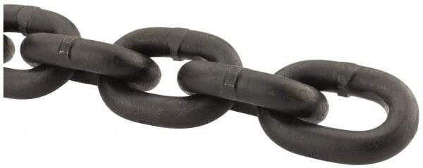 Peerless Chain - 1/2" Welded Alloy Chain - 12,000 Lb Capacity, Grade 80, Alloy Steel, Black Finish - Benchmark Tooling