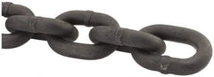 Peerless Chain - 5/8" Welded Alloy Chain - 18,100 Lb Capacity, Grade 80, Alloy Steel, Black Finish - Benchmark Tooling