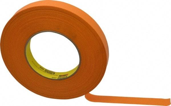 3M - 3/4" Wide x 60 Yd Long Orange Paper Masking Tape - Series 2525, 9.5 mil Thick, 49 In/Lb Tensile Strength - Benchmark Tooling