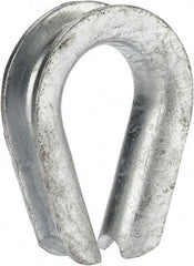 Campbell - 3/4" Wire Rope Thimble Clip - Steel, Heavy-Galvanized - Benchmark Tooling