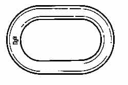 Peerless Chain - Alloy Steel Oblong Assembly - 1-1/2 Inch Diameter, 49,000 Lbs. Load Limit - Benchmark Tooling