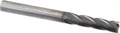 OSG - 3/16", 3/4" LOC, 3/16" Shank Diam, 2" OAL, 4 Flute, Solid Carbide Square End Mill - Single End, Diamond Finish, Spiral Flute, 30° Helix, Centercutting, Right Hand Cut, Right Hand Flute, Series 7040 - Benchmark Tooling