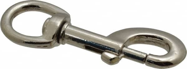 Value Collection - 3-3/8" Long Oval Swivel Eye Bolt Snap - Zinc Alloy with 5/16" Snap Opening - Benchmark Tooling