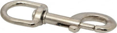 Value Collection - 3-9/16" Long Oval Swivel Eye Bolt Snap - Zinc Alloy with 5/16" Snap Opening - Benchmark Tooling