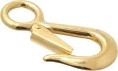 Value Collection - 4-1/8" Long Snap Hook - Solid Brass with 5/8" Snap Opening - Benchmark Tooling