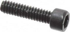 Unbrako - #0-80 UNF Hex Socket Drive, Socket Cap Screw - Alloy Steel, Black Oxide Finish, 1/4" Length Under Head - Benchmark Tooling