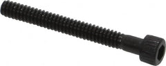 Unbrako - #4-40 UNC Hex Socket Drive, Socket Cap Screw - Alloy Steel, Black Oxide Finish, 1" Length Under Head - Benchmark Tooling