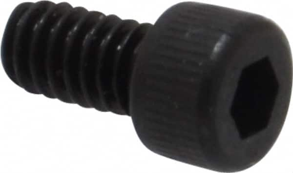 Unbrako - #5-40 UNC Hex Socket Drive, Socket Cap Screw - Alloy Steel, Black Oxide Finish, 1/4" Length Under Head - Benchmark Tooling