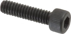 Unbrako - #5-40 UNC Hex Socket Drive, Socket Cap Screw - Alloy Steel, Black Oxide Finish, 1/2" Length Under Head - Benchmark Tooling