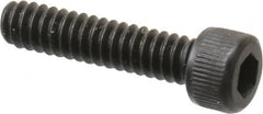 Unbrako - #6-32 UNC Hex Socket Drive, Socket Cap Screw - Alloy Steel, Black Oxide Finish, 5/8" Length Under Head - Benchmark Tooling