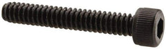 Unbrako - #6-32 UNC Hex Socket Drive, Socket Cap Screw - Alloy Steel, Black Oxide Finish, 7/8" Length Under Head - Benchmark Tooling