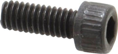 Unbrako - #6-40 UNF Hex Socket Drive, Socket Cap Screw - Alloy Steel, Black Oxide Finish, 3/8" Length Under Head - Benchmark Tooling