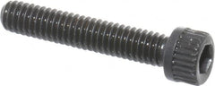 Unbrako - #6-40 UNF Hex Socket Drive, Socket Cap Screw - Alloy Steel, Black Oxide Finish, 3/4" Length Under Head - Benchmark Tooling
