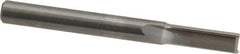 Onsrud - 1/4" Diam, 1/4" Shank Diam, 3/4" Length of Cut, 2 Flute Double Edge Straight Router Bit - 2-1/2" Overall Length, Right Hand Cut, Solid Carbide - Benchmark Tooling