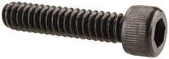 Unbrako - #10-24 UNC Hex Socket Drive, Socket Cap Screw - Alloy Steel, Black Oxide Finish, 7/8" Length Under Head - Benchmark Tooling