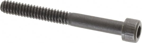 Unbrako - #10-24 UNC Hex Socket Drive, Socket Cap Screw - Alloy Steel, Black Oxide Finish, 1-3/4" Length Under Head - Benchmark Tooling