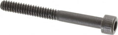 Unbrako - #10-24 UNC Hex Socket Drive, Socket Cap Screw - Alloy Steel, Black Oxide Finish, 1-3/4" Length Under Head - Benchmark Tooling