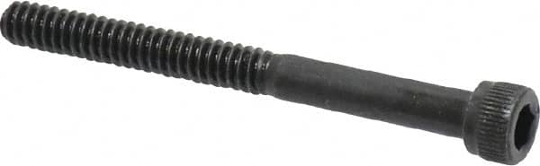 Unbrako - #10-24 UNC Hex Socket Drive, Socket Cap Screw - Alloy Steel, Black Oxide Finish, 2" Length Under Head - Benchmark Tooling