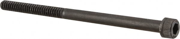 Unbrako - #10-24 UNC Hex Socket Drive, Socket Cap Screw - Alloy Steel, Black Oxide Finish, 3" Length Under Head - Benchmark Tooling