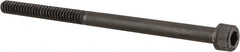 Unbrako - #10-24 UNC Hex Socket Drive, Socket Cap Screw - Alloy Steel, Black Oxide Finish, 3" Length Under Head - Benchmark Tooling