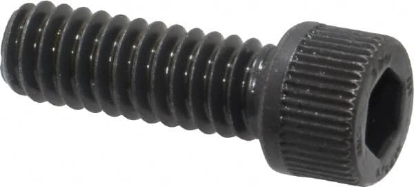 Unbrako - 1/4-20 UNC Hex Socket Drive, Socket Cap Screw - Alloy Steel, Black Oxide Finish, 3/4" Length Under Head - Benchmark Tooling