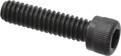 Unbrako - 1/4-20 UNC Hex Socket Drive, Socket Cap Screw - Alloy Steel, Black Oxide Finish, 1" Length Under Head - Benchmark Tooling