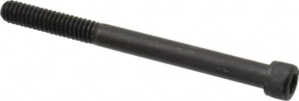 Unbrako - 1/4-20 UNC Hex Socket Drive, Socket Cap Screw - Alloy Steel, Black Oxide Finish, 3" Length Under Head - Benchmark Tooling