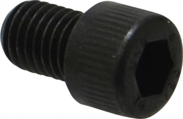 Unbrako - 1/4-28 UNF Hex Socket Drive, Socket Cap Screw - Alloy Steel, Black Oxide Finish, 3/8" Length Under Head - Benchmark Tooling