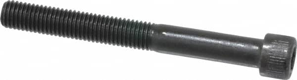 Unbrako - 1/4-28 UNF Hex Socket Drive, Socket Cap Screw - Alloy Steel, Black Oxide Finish, 2-1/4" Length Under Head - Benchmark Tooling