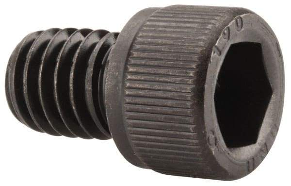 Unbrako - 3/8-16 UNC Hex Socket Drive, Socket Cap Screw - Alloy Steel, Black Oxide Finish, 1/2" Length Under Head - Benchmark Tooling