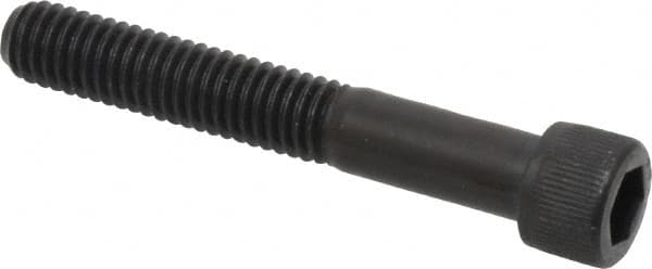 Unbrako - 3/8-16 UNC Hex Socket Drive, Socket Cap Screw - Alloy Steel, Black Oxide Finish, 2-1/2" Length Under Head - Benchmark Tooling