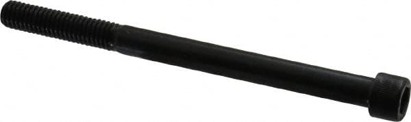 Unbrako - 3/8-16 UNC Hex Socket Drive, Socket Cap Screw - Alloy Steel, Black Oxide Finish, 5" Length Under Head - Benchmark Tooling