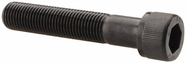 Unbrako - 3/8-24 UNF Hex Socket Drive, Socket Cap Screw - Alloy Steel, Black Oxide Finish, 2" Length Under Head - Benchmark Tooling